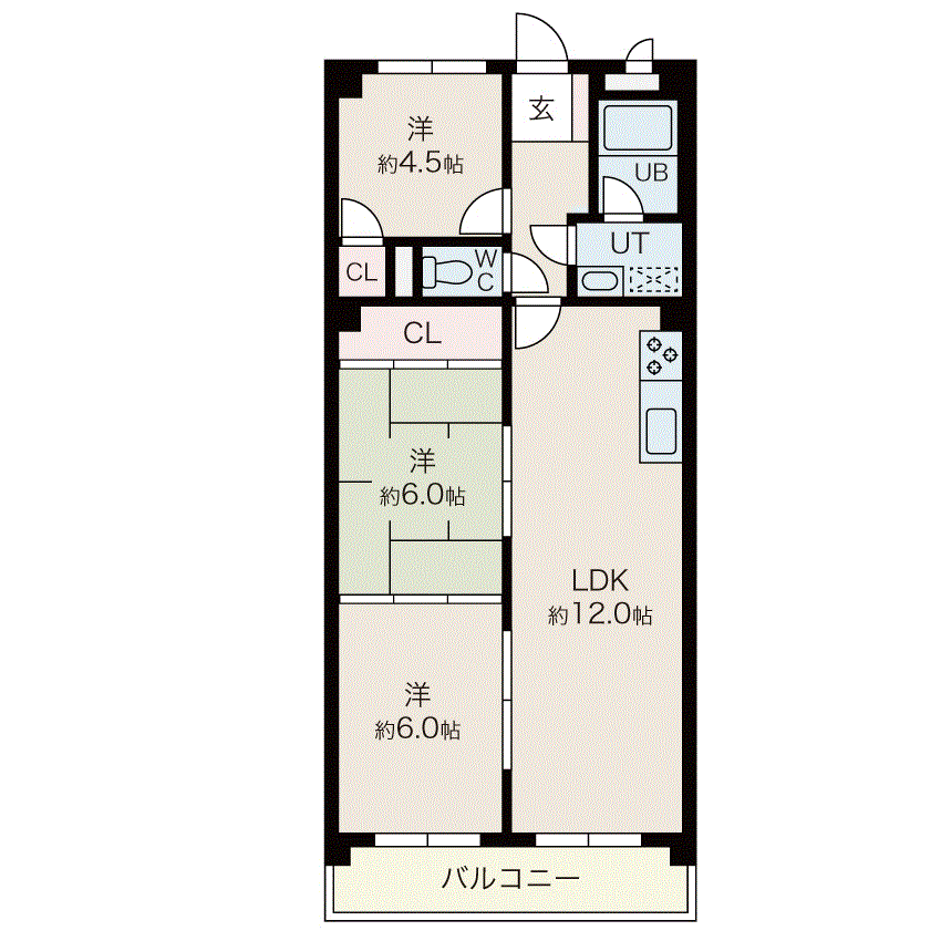 間取り図B・E